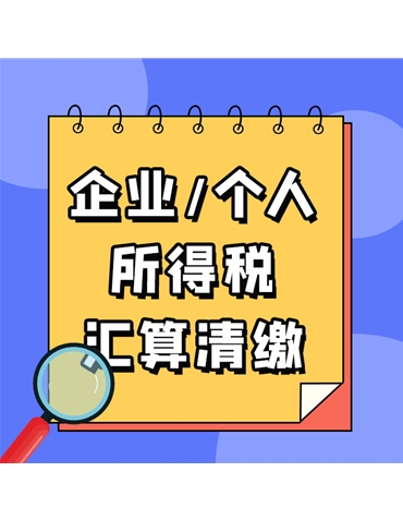 企业/个人所得税汇算清缴